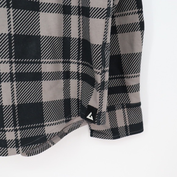 American Giant Unisex RedWood Fleece Overshirt Silent Storm Size L Made In USA - Picture 6 of 10